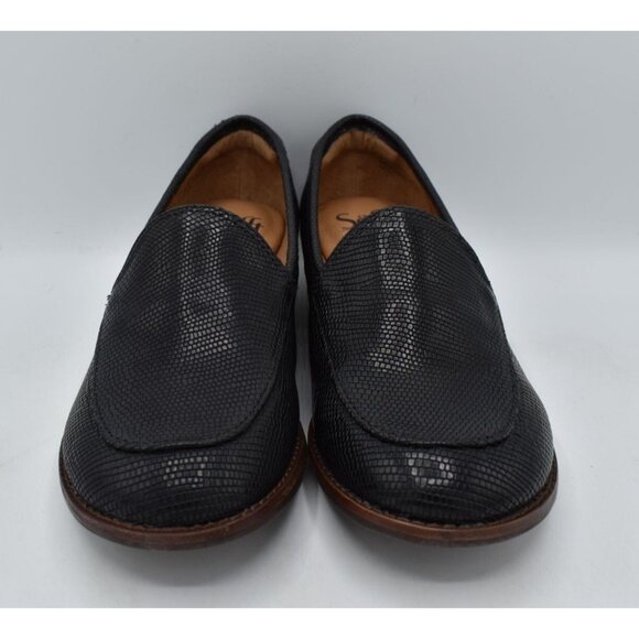 Sofft Womens Size 8.5 Napoli Black Leather Slip On Loafers Shoes - Picture 3 of 14